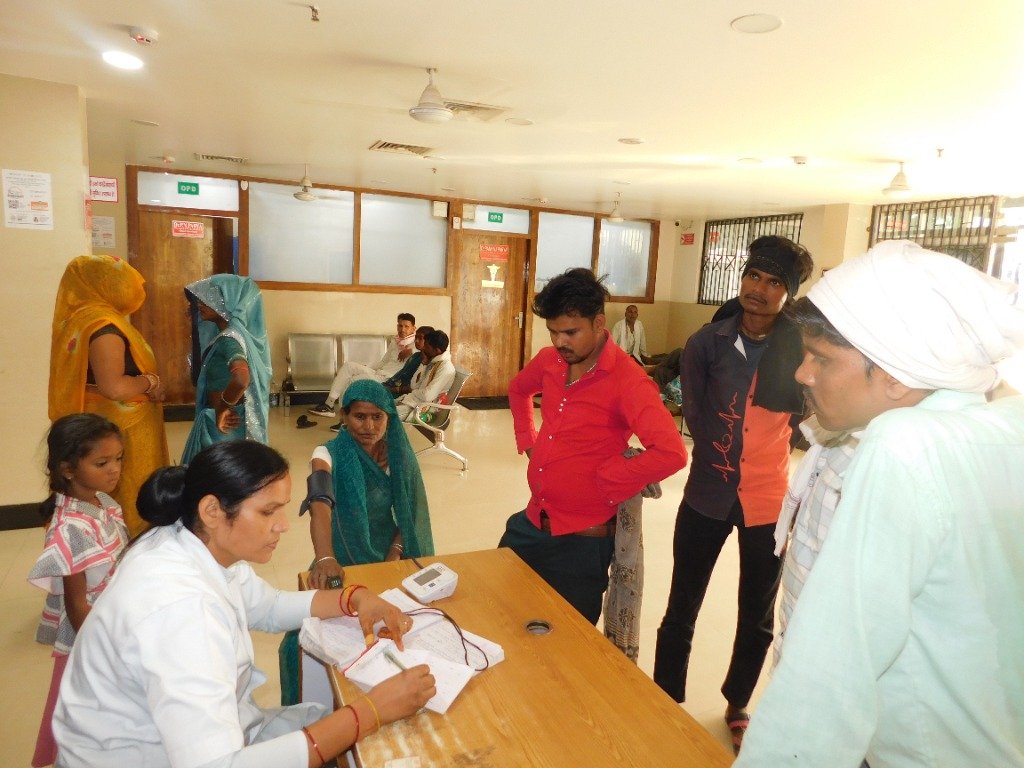Vitals Registration Desk
